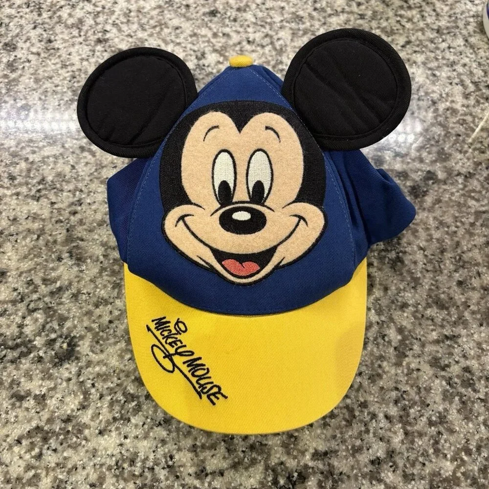 VTG Disney Mickey Mouse‎ Kids Hat Cap Walt Disney World Resort Vacation Parks